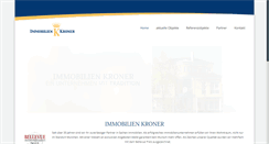 Desktop Screenshot of immobilien-kroner.de